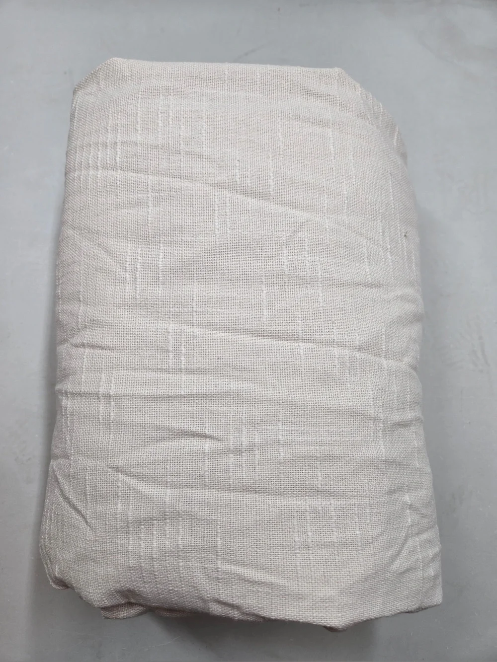 QUINCE Set Of 2 48x96 Cotton Slub Curtains Natural 1091